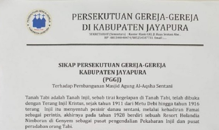Penolakan Masjid di Papua, Netizen : Yang Biasa Teriak 